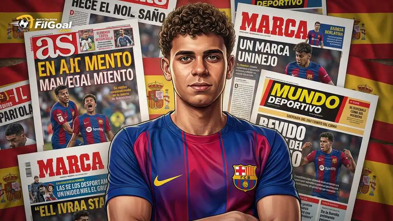 موهبة عراقية.. كواليس ردود أفعال الصحف الإسبانية على انضمام حمزة عبد الكريم لبرشلونة